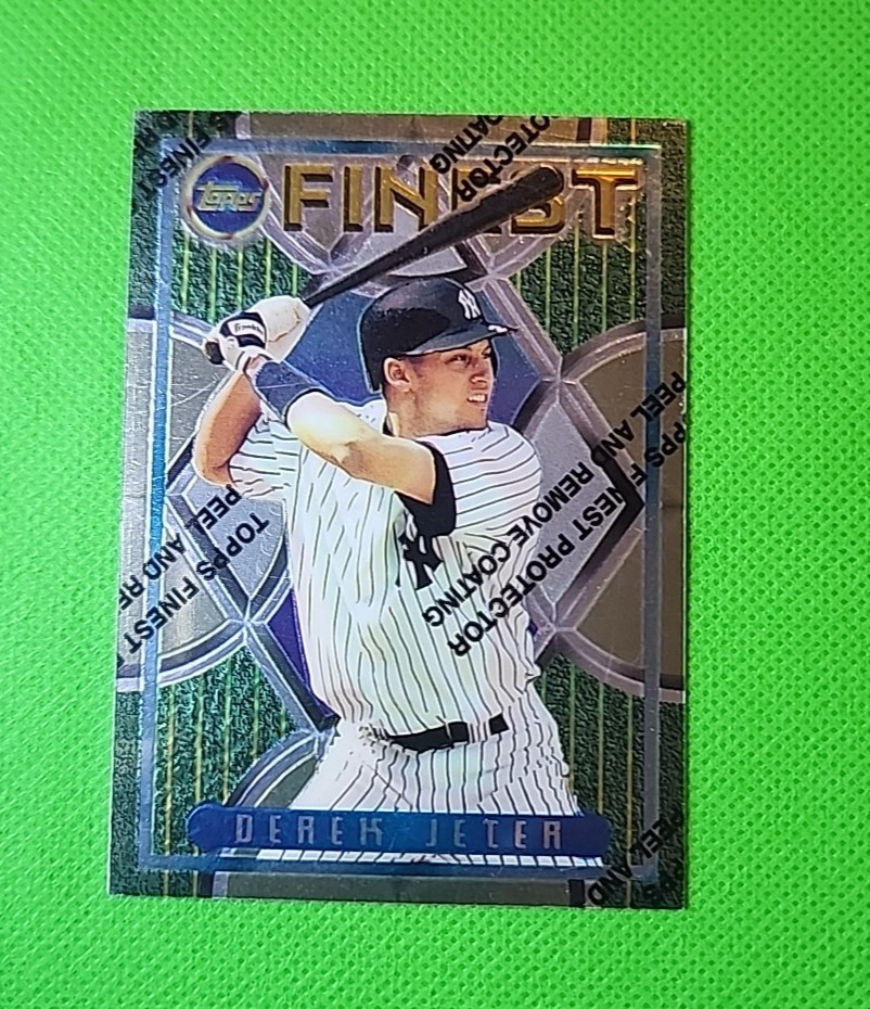 1995 Topps Finest #279 Derek Jeter w/coating  NRMT