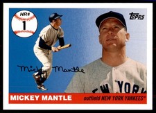 2006 Topps Mantle Home Run History Mickey Mantle #MHR1 card