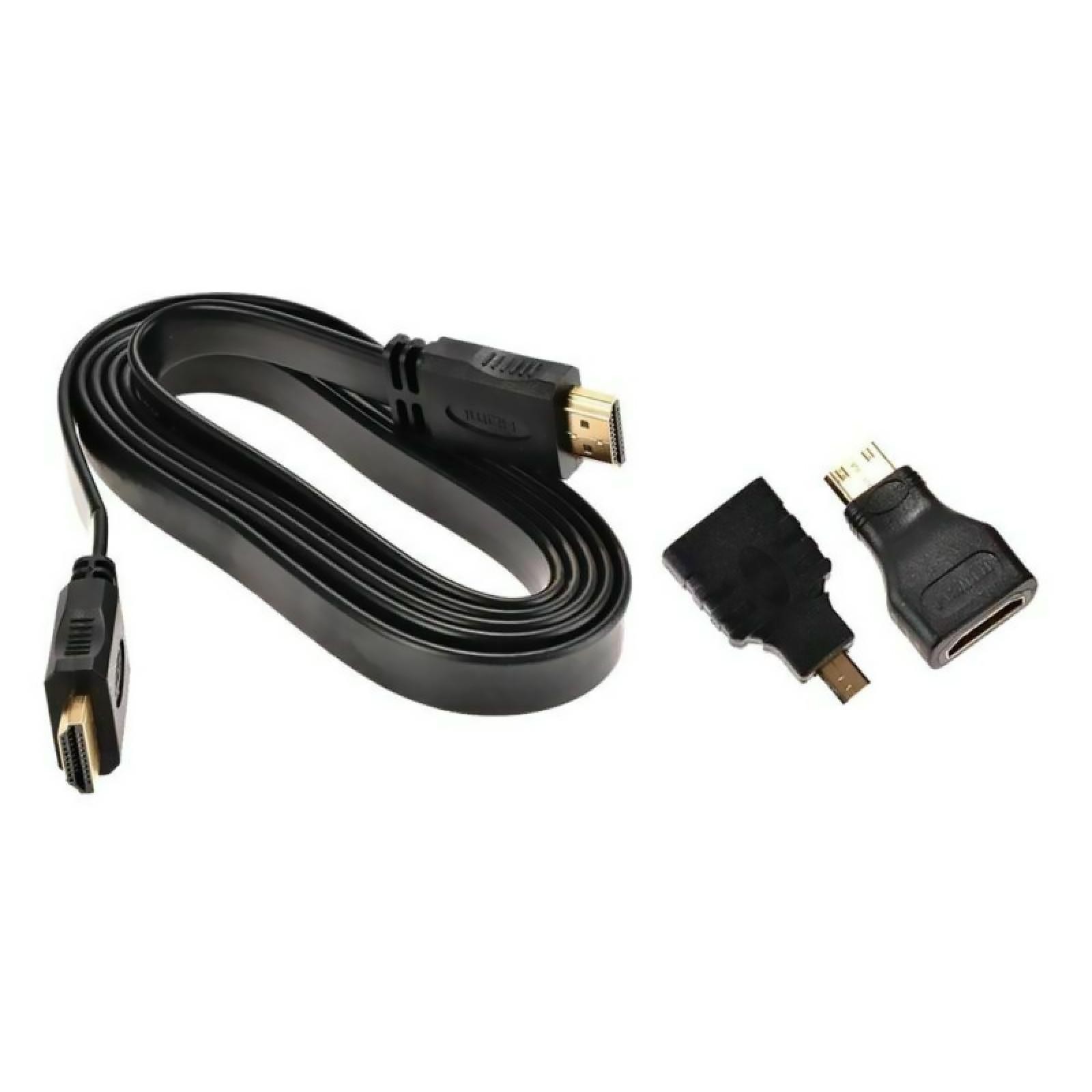 1080P HDMI Cable with Mini and Micro Adapters for Android Tablet PC TV-image