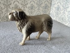 Miniature Vintage Plastic Molded Celluloid Dog Hollow