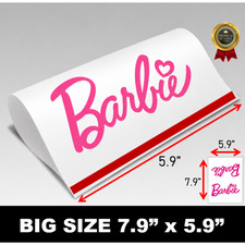 TAG YOUR CAR- Tag - Funny Car Stickers - Decal - Barbie White 6x8