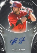 2013 Bowman Sterling Rookie Autographs #AE Adam Eaton RC Auto Card. rookie card picture
