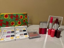 Women s Lot Of Clinique Travel Size Beauty Care And Cosmetic Bag New 10pc