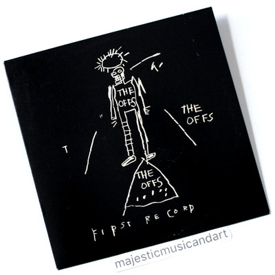 ORIGINAL 1984 JEAN MICHEL BASQUIAT ART COVER THE OFFS FIRST RECORD VINYL LP RARE