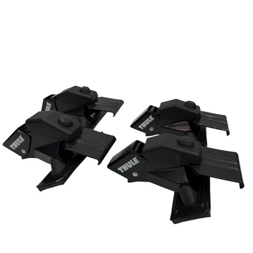 Thule Sweden Rain Gutter Roof Rack Towers Set of 4 Black