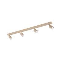 Deckenspot Metall Sandfarben GU10 L:123 Cm Verstellbar Modern Deckenleuchte Flur