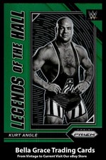 2023 Panini Prizm WWE Kurt Angle #11 WWF Legends of the Hall Green
