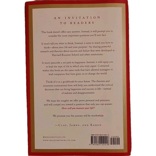 How Will You Measure Your Life? by James Allworth, Karen Dillon and Clayton.2012 - Picture 2 of 4