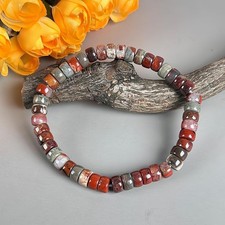 Christmas Gift Natural Agate Roung Bead Bracelet/Genuine Gemstone Bracelet