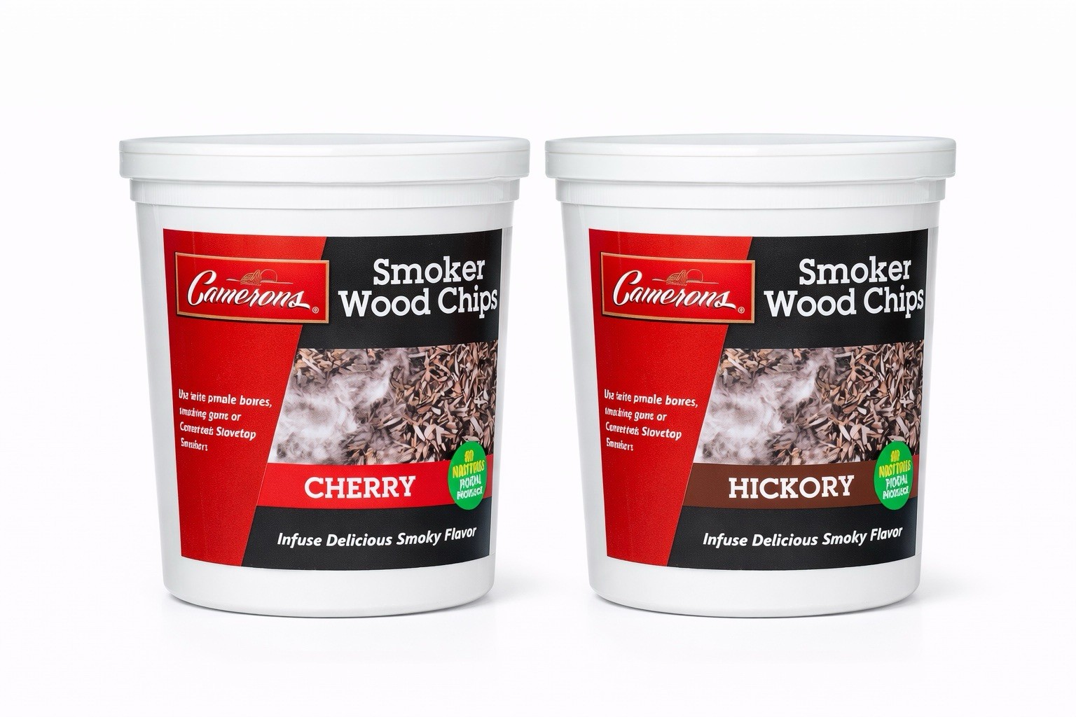 Camerons All Natural Extra Fine Hickory & Cherry Wood Chips 
