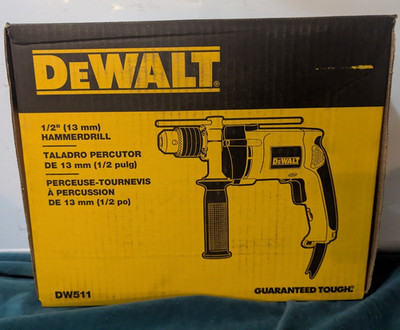DEWALT DW511 1/2-inch VSR Single Speed Electric Corded Hammer Drill