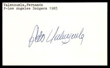 Fernando Valenzuela Dodgers Padres Baseball S...