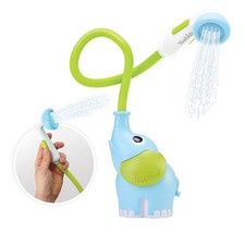 Yookidoo Baby Bath Shower Head Elephant Water Pump Trunk Spout Rinser for