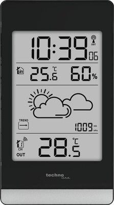 Technoline Wetterstation WS 9132 Digital+Funkuhr Barometer Hygrometer Frostalarm