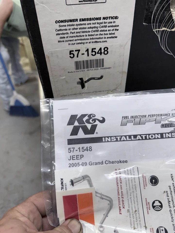 Filtro K&N para Jeep Grand Cherokee 2006 caja abierta todas las piezas nunca usado Foto 3 de 3