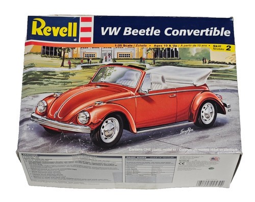 M26E Sealed Revell VW Beetle Convertible 1:25 Scale Plastic 