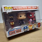 Funko Pop 4 Pack Marvel Captain America Civil War Iron Man Hawkeye Spider-Man