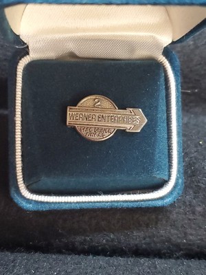Werner Enterprises Safe Driver Award 2 Year Pin Lapel Enamel Collectible