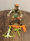 Vintage 1989 TMNT Rat King Action Figure w/ Rat-Bow & Belt