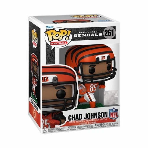 CHAD JOHNSON - Cincinnati Bengals - Funko Pop! NFL #261 Collectible Vinyl Figure