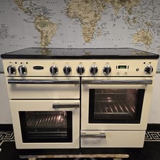 Rangemaster Professional Plus Induction Range Cooker in Cream and Chrome 110cm