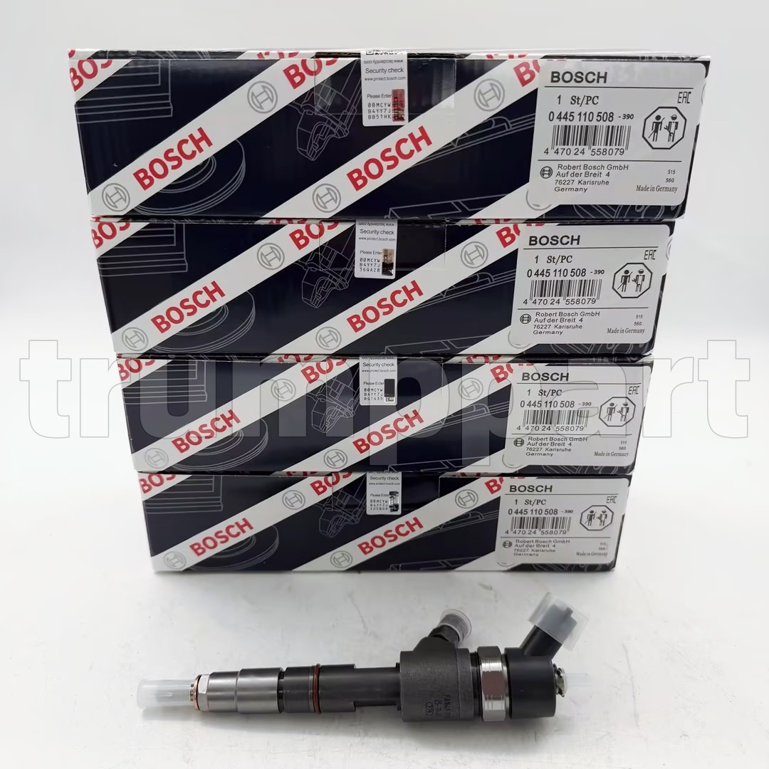 4X Diesel Fuel Injectors 0445110508 Fits For Yanmar Engine 129E01-53100 4TNV98CT