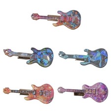 Acrylic Guitar Pattern Hair Pin Durability Ha...
