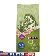 Indoor Cat Food Chicken Turkey Dry Kibble Hairball Control Vitamins Minerals 6lb