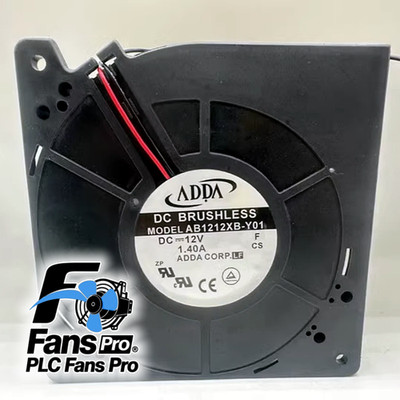 1PCS Brand New ADDA AB1212XB-Y01 DC12V 1.40A 120*32MM 2 wire fan Fast Shipping