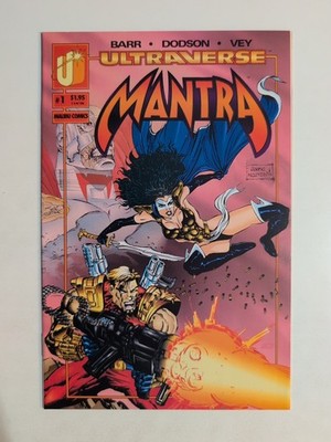 Mantra #1 Comic Book Eden Blake Malibu Ultraverse Comics 1995