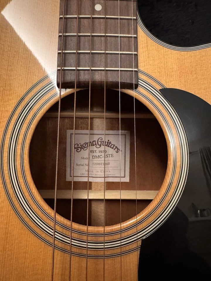 Sigma DMC-1STE Chitarra Acustica – Cutaway, Preamp Integrato Fishman - Image 3 of 4