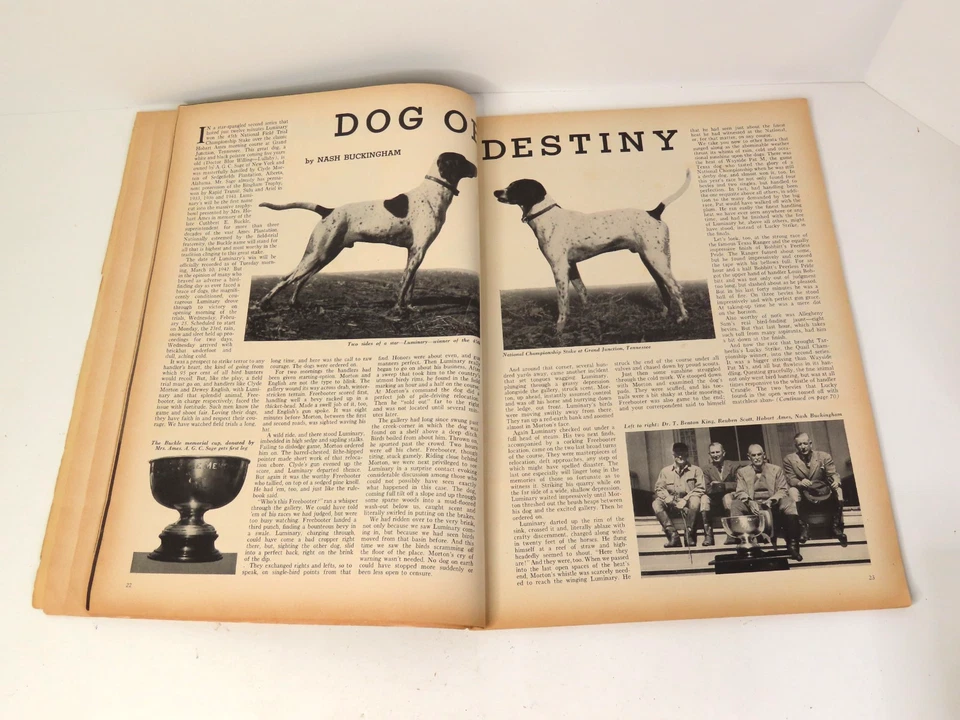 Field & Stream Magazine May 1942 Cover Painting By Lynn Bogue Hunt - Image 4 of 4