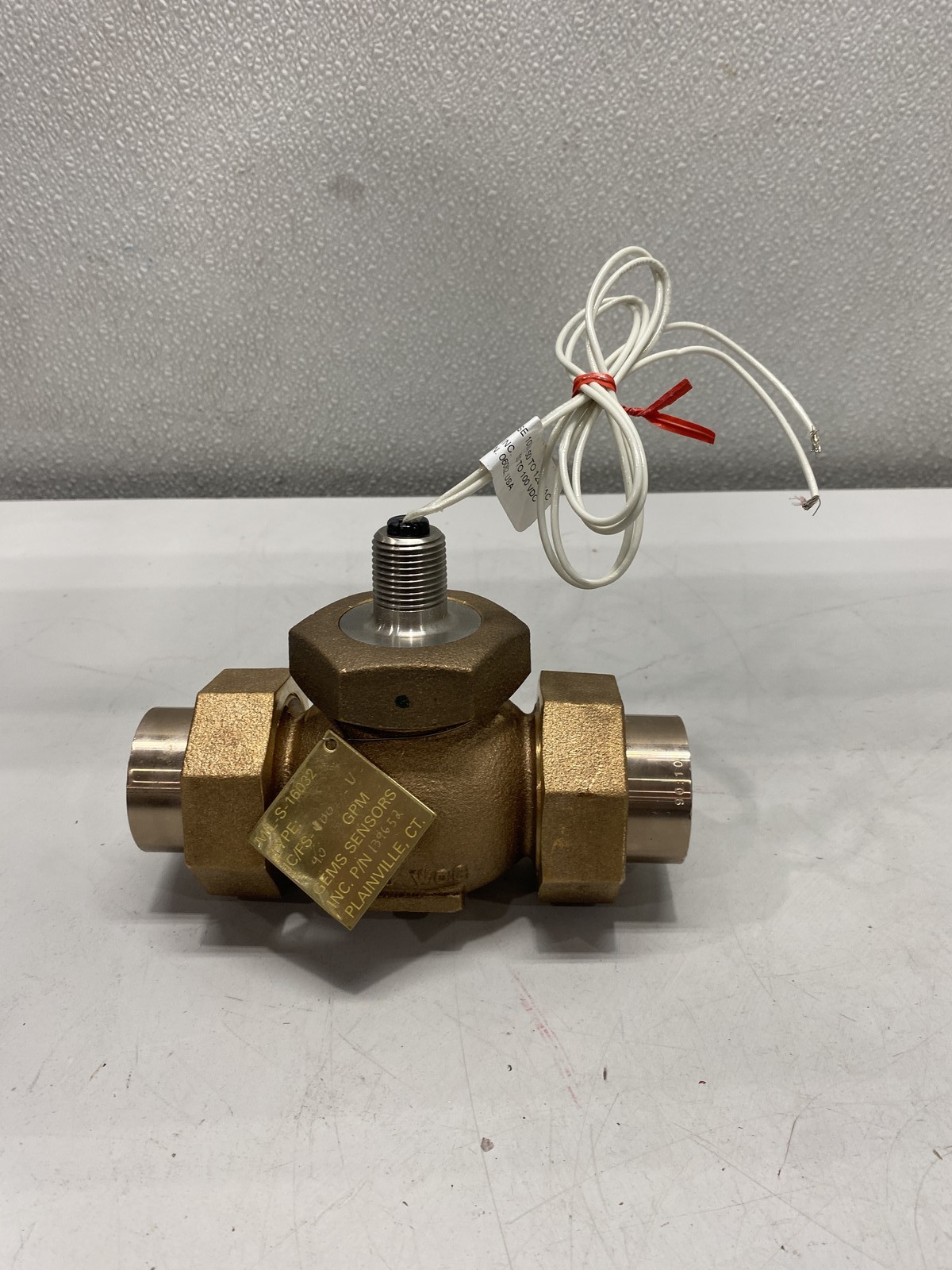 Gems Sensors MIL-S-16032 Marine Bronze Alloy MB Shuttle Flow Switch 9.0 GPM
