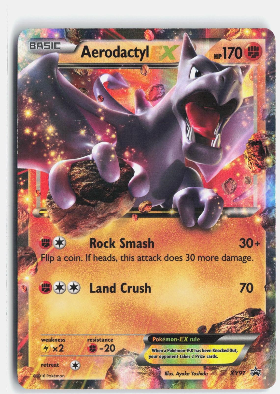 Aerodactyl EX XY97 Holo Promo XY Promo Pokemon Heavily Played