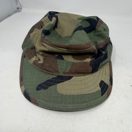 Atlas Headwear Cap Mens 7 1/2 Hot Weather Woodland Camo Ripstop Atlas ...