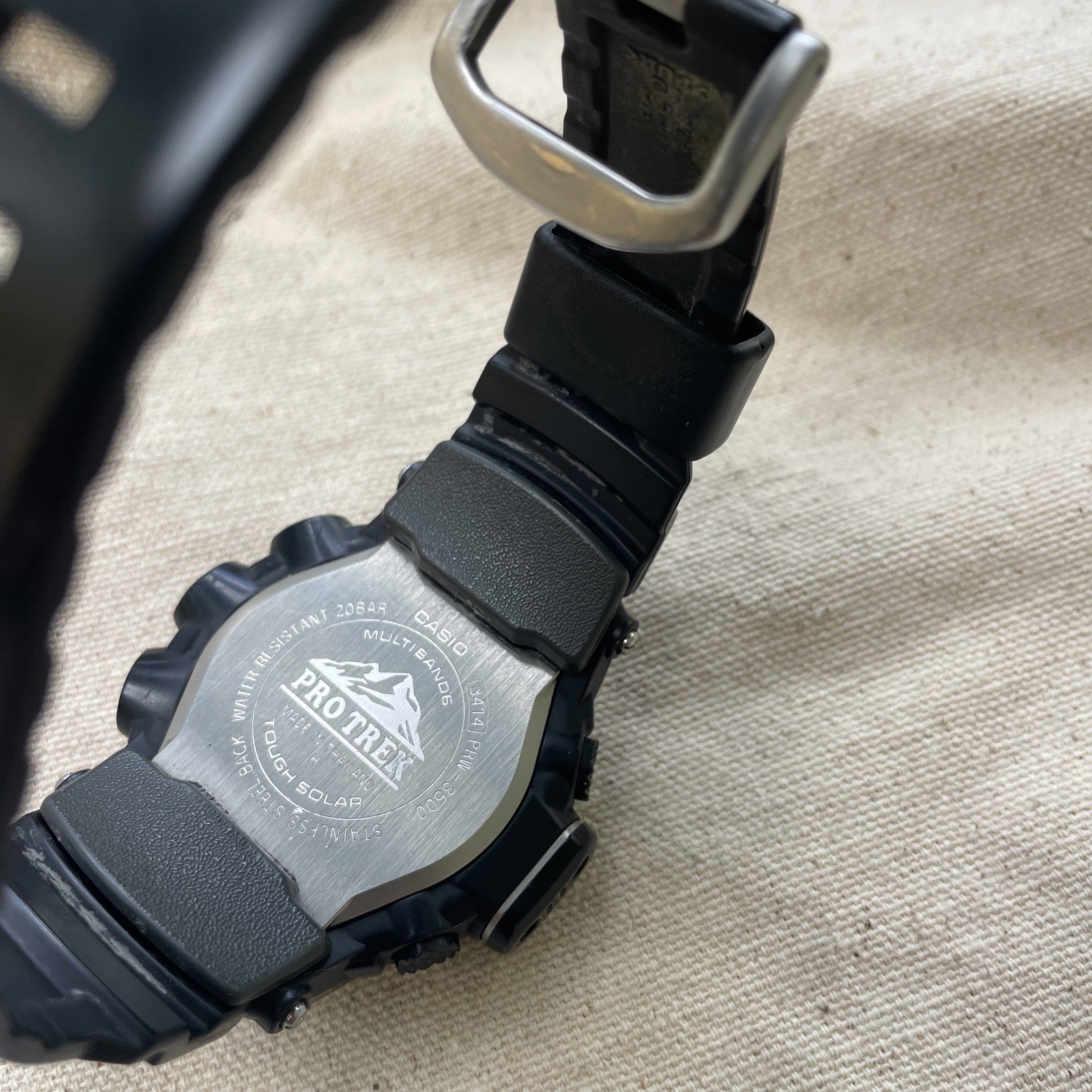 Tough Solar Casio 3414 Casio Pro Trek Men's Tough Solar Atomic