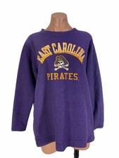 Vintage Y2K East Carolina University Champion Purple Waffle Thermal Shirt M