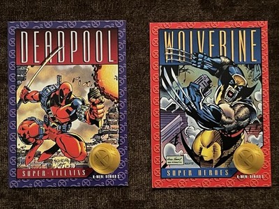 DEADPOOL #62 and WOLVERINE #36 - 1993 SkyBox X-Men Series 2 MINT CONDITION