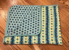 Baby Girl Excellent  Vintage Gymboree Watercolors Bright Blanket