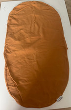 Snuggle Me Infant Lounger Cover Organic Cotton Orange Brown
