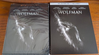 The Wolfman [4K UHD Blu-ray, 2010] Anthony Hopkins, Benicio Del Toro Collectors