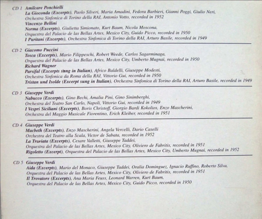 Maria Callas - Viva Diva - 5 CD NEU !!!! - Bild 2 von 2