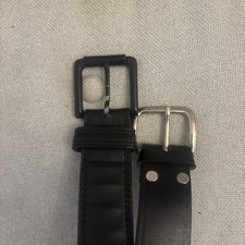 Men  s Jean Belts 2 Pair Excellent Condition. Used . Sell As Is