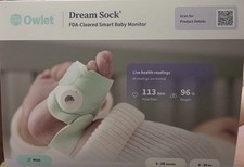 Owlet Dream Sock FDA-Cleared Smart Baby Monitor Mint 1-18 Months
