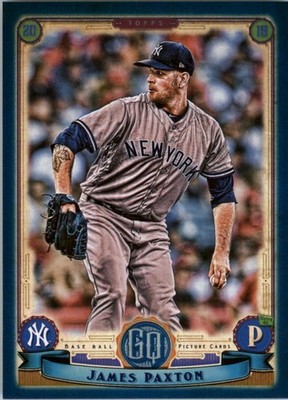 2019 Topps Gypsy Queen Indigo #203 James Paxton /250 - BB