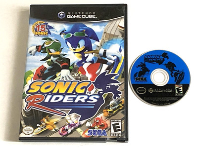 Sonic Riders Nintendo GameCube Black Label Game Disc Racing SEGA