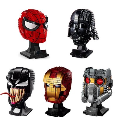 Marvel Super Heroes 3D Building Blocks Set - Spiderman, Ironman, Darth Vader