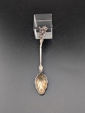 L&ouml;ffel Schmuckl&ouml;ffel Zuckerl&ouml;ffel Sterling Silber 925 &Auml;ste Beeren Bl&auml;tter alt