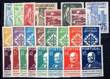 PORTUGAL 1940 606-629 * COMPLETE VINTAGE NO BLOCKS (08284
