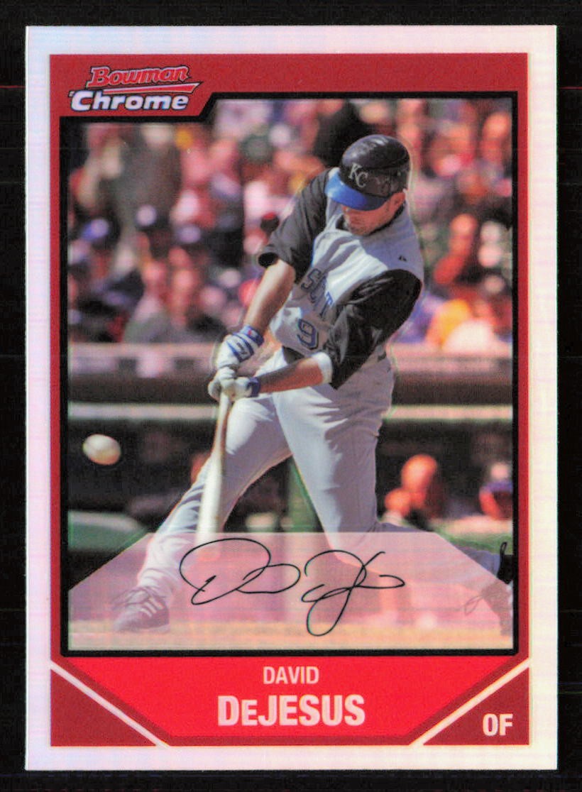 2007 Bowman Chrome - Refractors #69 David DeJesus Kansas City Royals